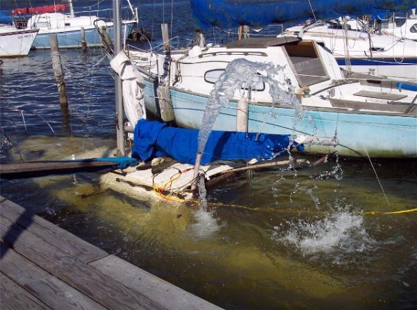 Un bateau qui fait du sous-marin!