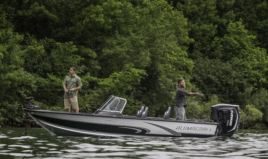 Photo 4 - 200 H.O. Evinrude E-TEC G2 - Alumacraft Aluminum Boat