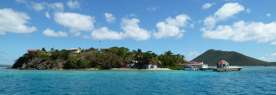 Marina Cay, une île située à l'est de Tortola.