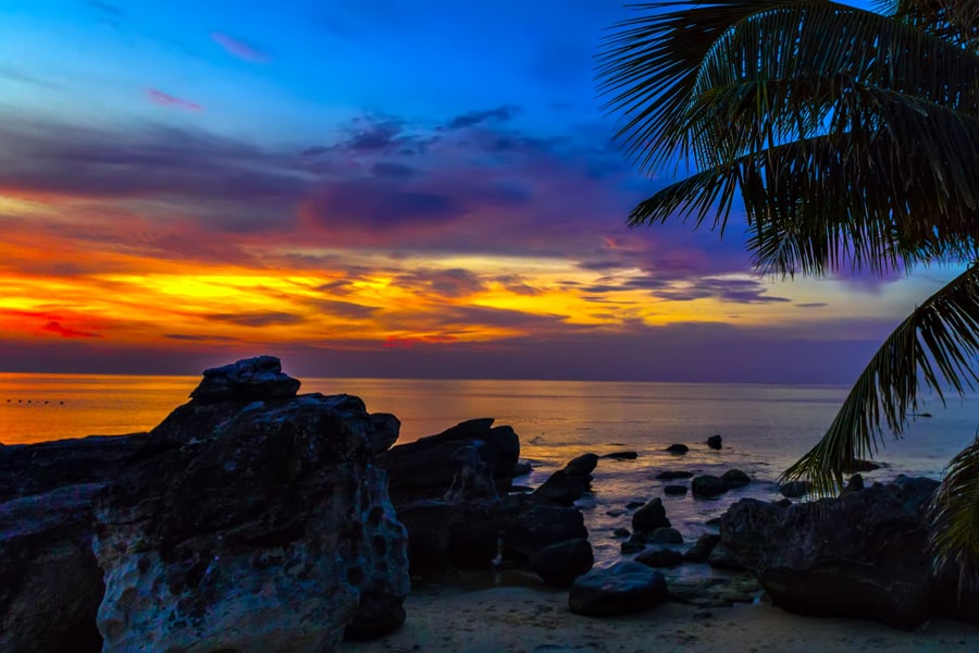 Photo 3 - Coucher de soleil sur la mer des Caraibes Credit photo Photo traval VlaD Shutterstock