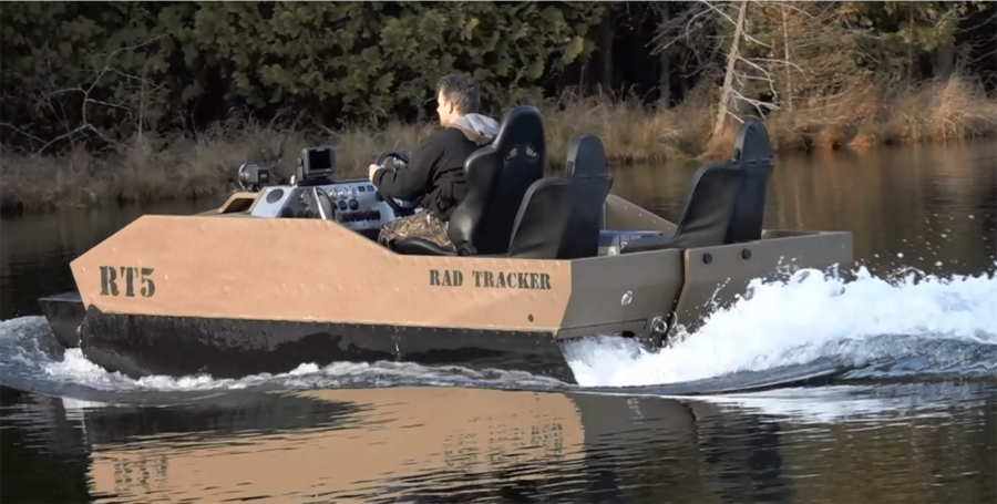 RAD Tracker is the “world’s fastest tracked Amphibian