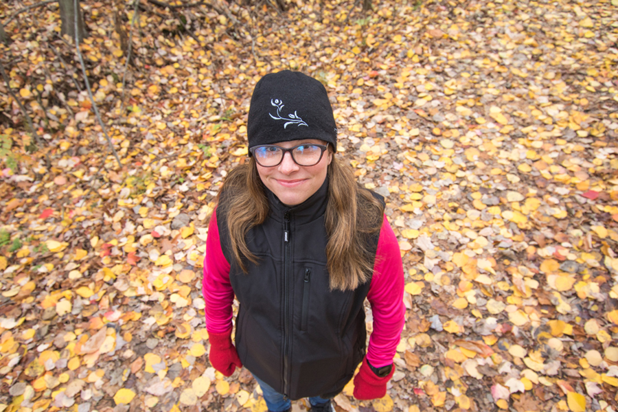 Veste chauffante PRO + d’EWOOL. Crédit photo&nbsp;: Joani Hotte-Jean.