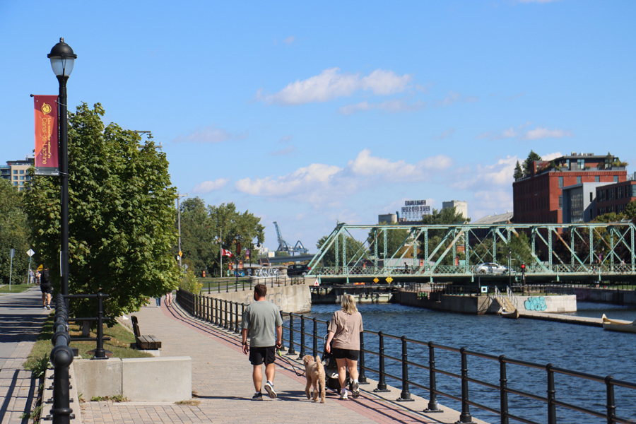 Le lieu historique national du Canal-de-Lachine. Crédit photo&nbsp;: Parcs Canada.