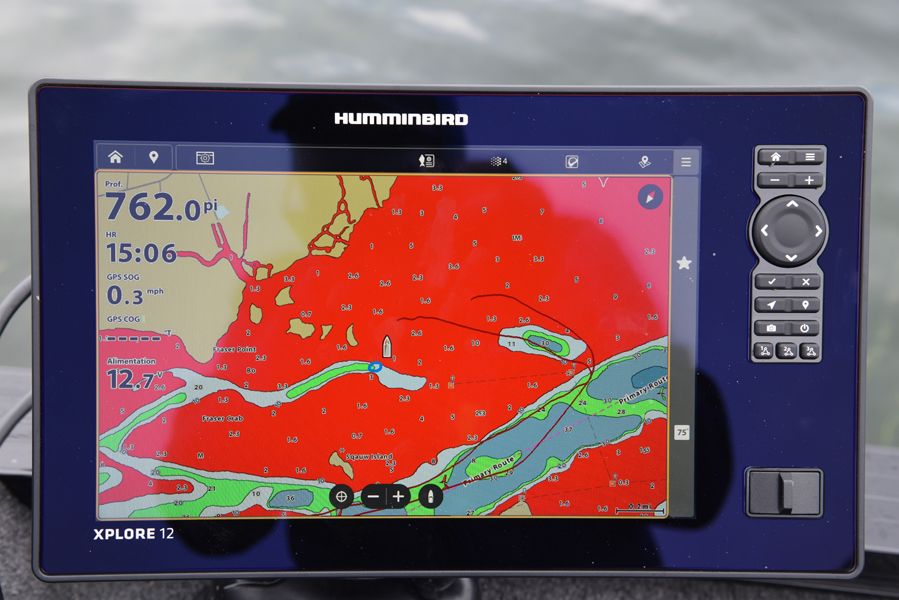 Vous pouvez utiliser le GPS pour vous rendre à un endroit précis qui semble poissonneux.