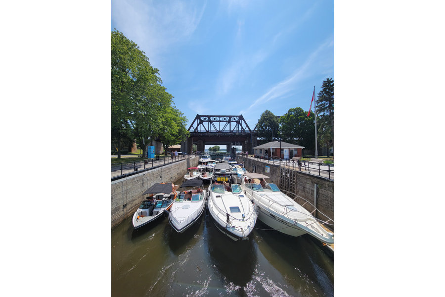 Le lieu historique national du Canal-de-Sainte-Anne-de-Bellevue. Crédit photo&nbsp;: Parcs Canada.