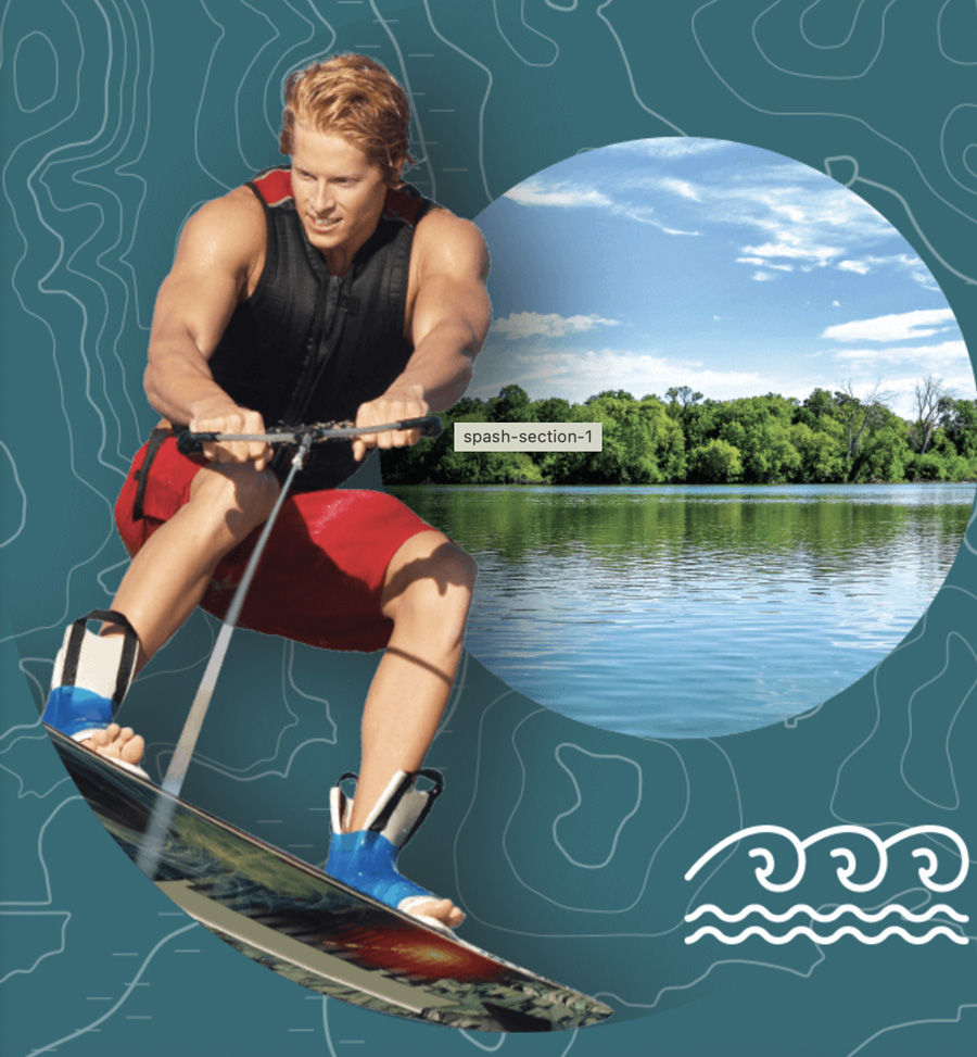 homme en planche nautique. Crédit photo&nbsp;: Coalition Navigation.