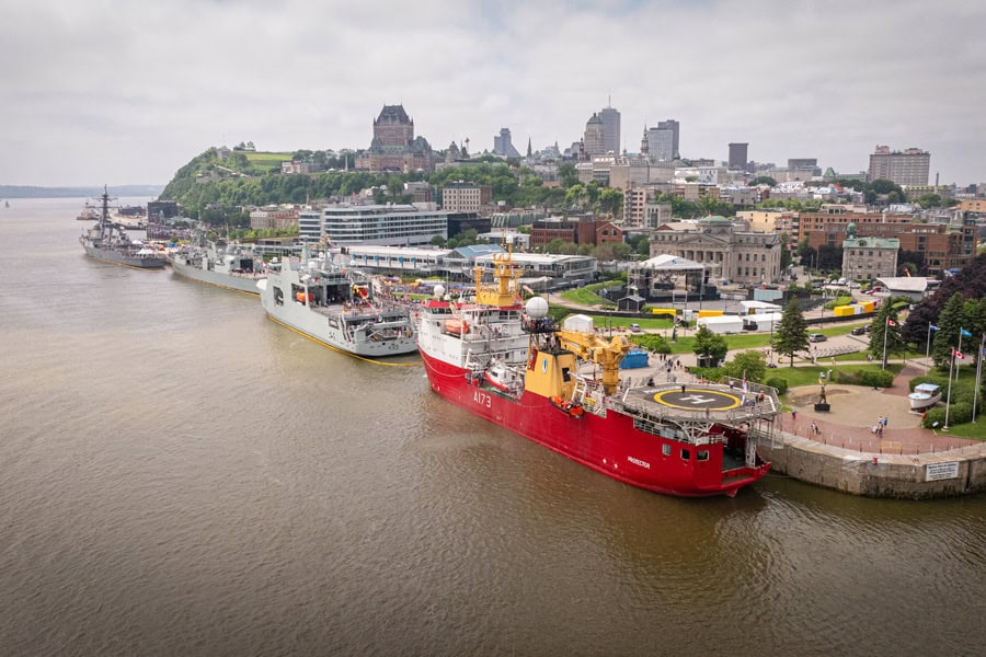 Rendez-vous naval de Québec 2024.