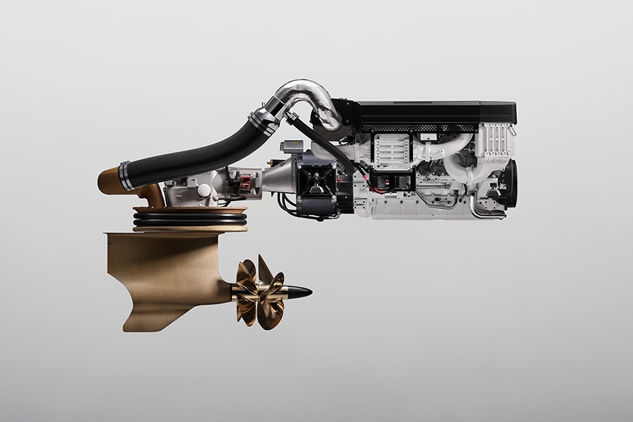 Volvo Penta prepares to launch new D13 IPS Hybrid propulsion system for yachts. Photo credit: Volvo Penta.