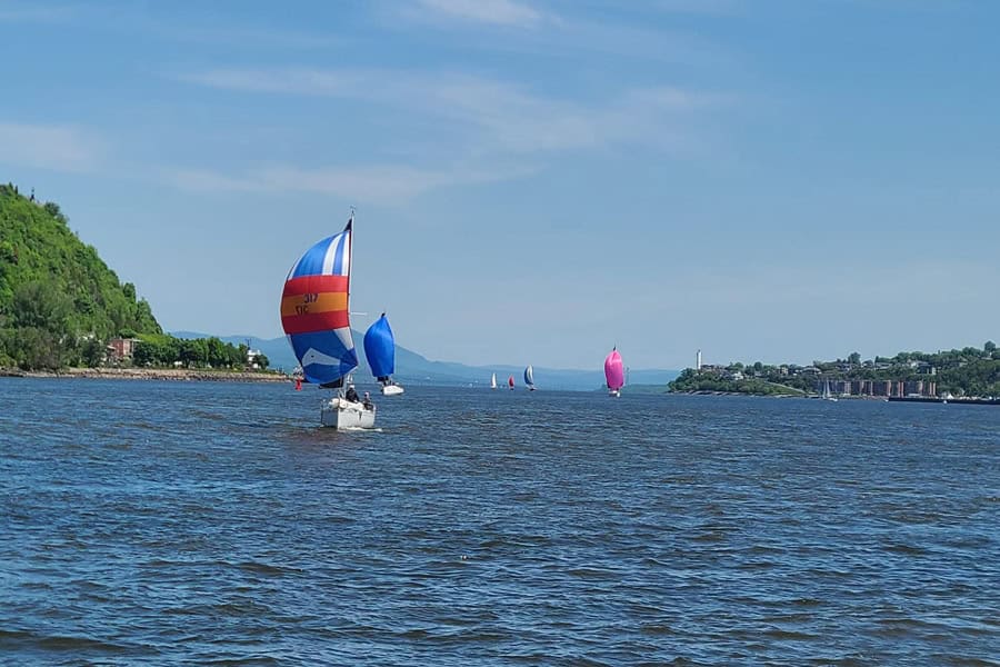 Tour de l’île d’Orléans. Crédit photo : Mélissa Paquet.