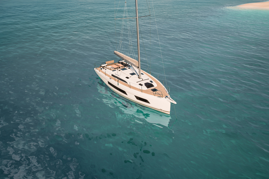 Dufour 39. Crédit photo : Dufour Yachts.