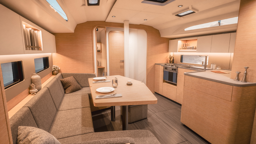 Dufour 39. Crédit photo : Dufour Yachts.