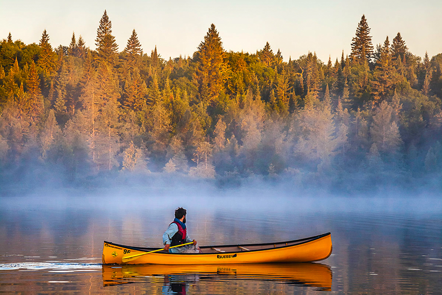 Réserve faunique La Vérendrye. Crédit photo : Claude Héon, Tourisme Abitibi-Témiscamingue.