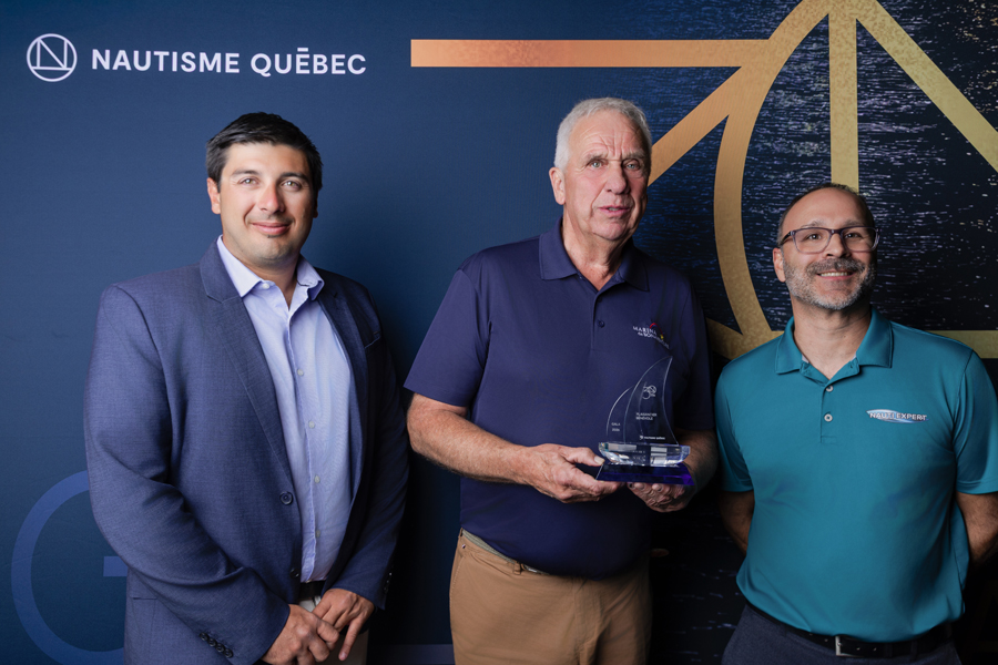 Employé bénévole par excellence&nbsp;: Gaston Bourdages. Crédit photo&nbsp;: Nautisme Québec.