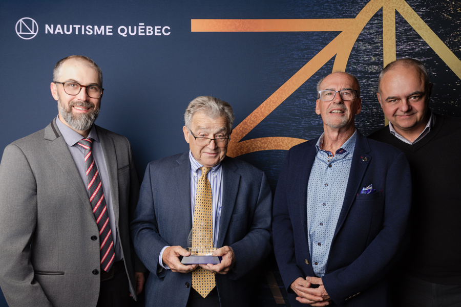 Nautique d’Or par excellence&nbsp;: Yves Paquette. Crédit photo&nbsp;: Nautisme Québec.